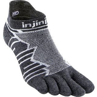 Injinji Ultra Run No Show Wool Løbesokker størrelse M farve grå
