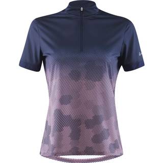 Löffler Women's Bike Shirt Half-Zip Maja Cykeljersey Damer størrelse 38 farve blå