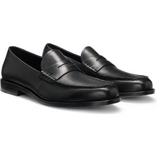 Loafers i glat læder med pennydetalje
