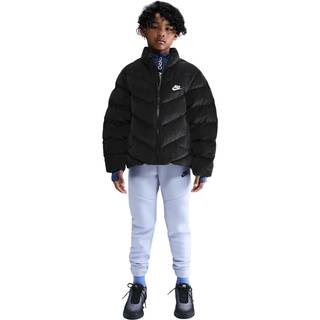 Nike Sportswear All Day Play Therma-FIT-dynejakke med løs pasform til større børn - sort - XL