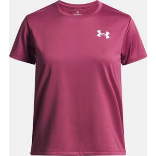 Under Armour Tech™ Girls' Short Sleeve Fuchsia Dusk / White YLG (149 - 160 cm)