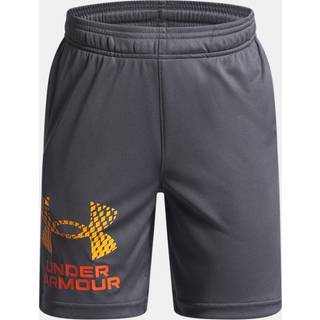 Under Armour Tech™ Boys' Logo Shorts Castlerock / Squad Orange / Orange Base YXS (122 - 127 cm)