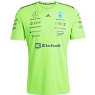 MERCEDES - AMG PETRONAS FORMULA ONE TEAM SET UP T-SHIRT - Solar Green / Black