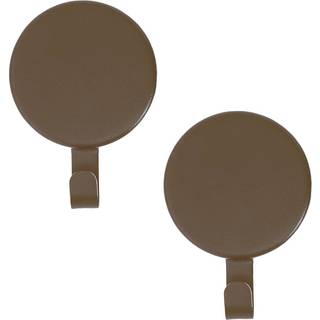 Haute indretning tiltr?kker magnetisk kransb?jle - 2 pakke (mat brun) - s?t med 2 magneter til 2 metald?re/overflader eller 1 enkelt rude glasd?r