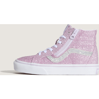 Vans - Kids Sk8-Hi Side Zip Shoes (4-8 years), Lilac, Size: 33 - Lilac - 33
