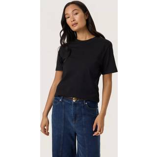 Soaked In Luxury Sljina Crew-Neck Tee Toppe & T-Shirts 30408419 Black (MEDIUM)