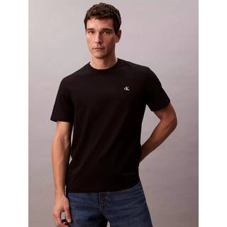 Embroidered Monogram Logo Relaxed T-Shirt - Black - M