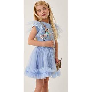 Monsoon Monsoon Blue Unicorn Embellished Disco Dress