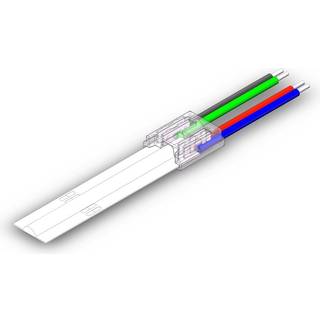 Forbinderstrimmel - kabel, COB, RGB, 10mm