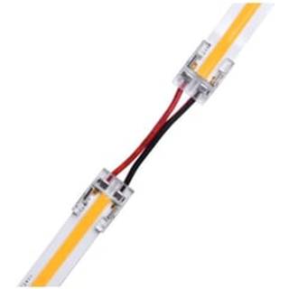 Lavprofil samler med ledning til LED strip - 10mm, COB, enkeltfarvet, IP20, 5V-24V