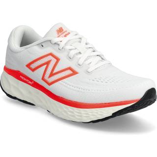 New Balance Kvinder Fresh Foam X EVOZ v4 i Hvid/Rød/Sort Tekstil, Størrelse 41.5