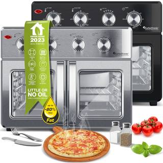 TurboTronic AF32MFD Airfryer XXL og Ovn – Dobbeltdør - 32 Liter – Sort