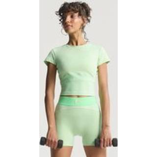 Hyperglam rib baby-tee - Semi Green Spark / Lime Burst