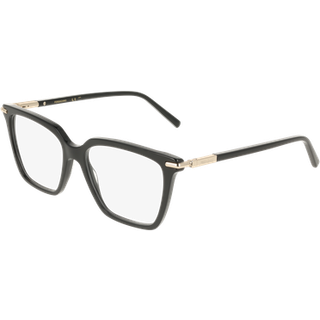 Ferragamo Kvinde SF3038 001 Optiske stel Acetat Sort Firkantet Normal