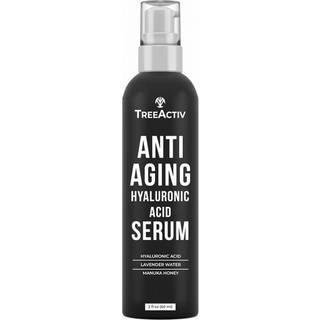 TreeActiv oliefri avanceret hudreparationsserum 2 oz ren hyaluronsyreserum til ansigtsserum til hudpleje Hyaluronsyreansigtsserum til kvinder Hyd