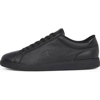 Leather Low Profile Trainers - Black - EU 45