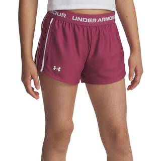 Under Armour Tech™ Play Up Girls' Shorts Fuchsia Dusk / Fuchsia Dusk / White YXL (160 - 170 cm)