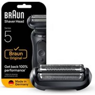 Braun 54B KeyPart barberhoved 051330 (sort)