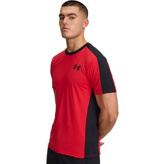 HeatGear® Wordmark Men's Short Sleeve Red / Black / Black L