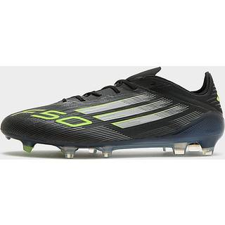 F50 Elite Firm Ground støvler - Core Black / Iron Metallic / Lucid Lemon - 40