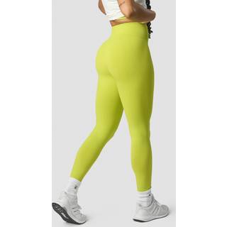 Ribbed Define Seamless Tights Lime Green