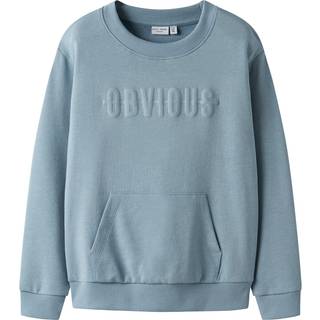 NAME IT Sweatshirt Vanoa Dusty Blue Obivous
