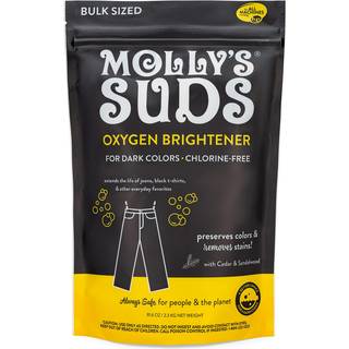 Molly's Suds Oxygen Lysener Dark Wash | Kraftig blegemiddel Alternativ klorfri | Konserverer farver og fjerner pletter (Cedar & Sandalwood - 79 o
