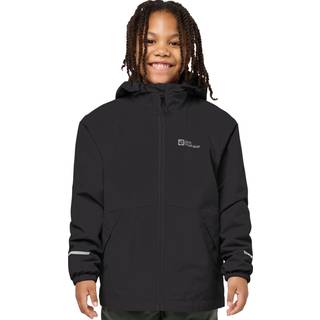 Jack Wolfskin Kid's Iceland 3-in-1 Jacket 3 i 1-jakke Børn størrelse 128 farve sort