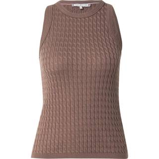 Cable Knit Sleeveless Slim Jumper