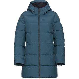 Jack Wolfskin Women's Frozen Palace Long Jacket Rds Aluminium Blue, XS