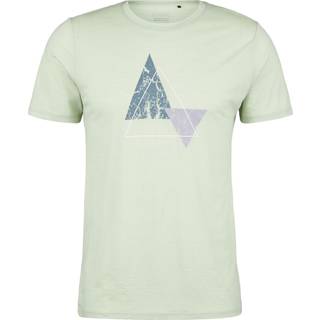 Stoic Merino155 LaholmSt. Print T-Shirt Peak Merino-shirt Herrer størrelse L farve grøn