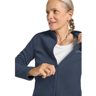 Jack Wolfskin Women's Taunus Full Zip Fleecesweatere Damer størrelse XS farve blå