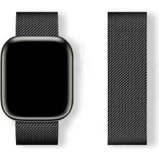 Milanese-armbånd til Apple-ur 38/40/41 - Svart