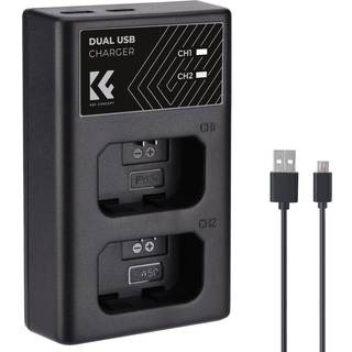 K&F Concept Dual battery charger NP-FW50