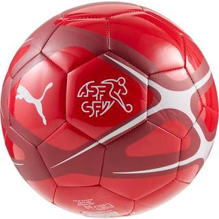 Puma Switzerland Culture Football, Red, Size 4, Accessories - Dark Crimson - 4