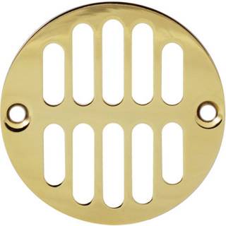 Westbrass brusesil sæt med skruer grill og krone poleret messing D312-03