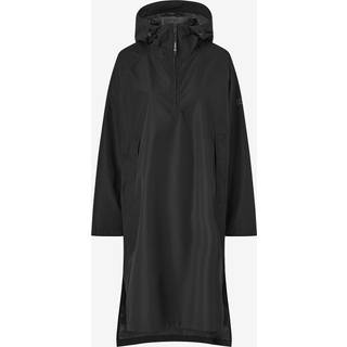 Drizzle Poncho Unisex Black Regnslag