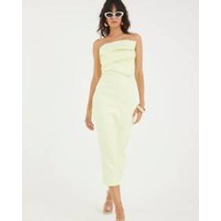 River Island River Island Green Sculpted Tailored Column Dress - 36