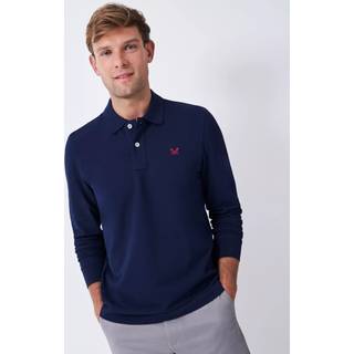 Crew Clothing Crew Clothing Langærmet Piqué Polo-skjorte - X-Large