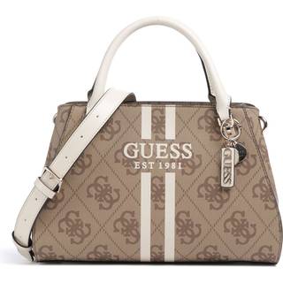 Guess Noelle 4G Logo Håndtaske lysebrunt