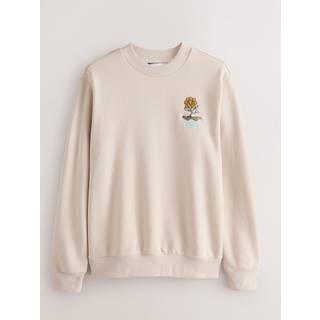 Next Stone Cotton Rich Crew Graphic Print Sweatshirt
