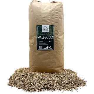 Heuland Skovbund Strøelse - 100% naturlig bundstrøelse 10 kg/40 liter
