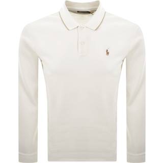 Ralph Lauren Long Sleeve Polo T Shirt Cream