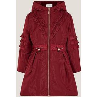 Monsoon Monsoon Red Lightweight Frill Raincoat