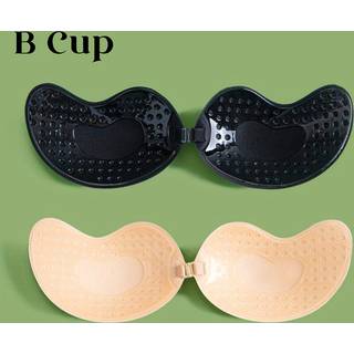 TEMU 2pairs Invisible Push Up Sticky Bra Women Backless Strapless Bra Seamless Self-adhesive Silicone Nip