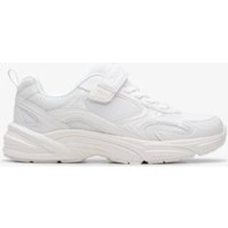 Clarks Clarks White Crafton Move Kids Trainers