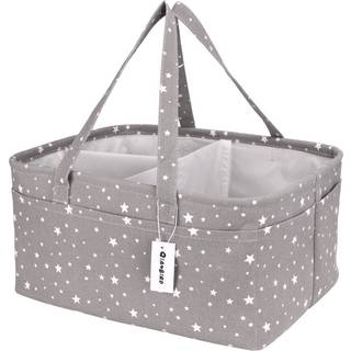 Qianbird Baby Diaper Caddy Organizer Ekstra stor ble Caddy Organizer til Boy Girl Diaper Holder Tote Bag til omkl?dning af bord Bil Rejsegistreri