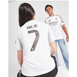 adidas Real Madrid 2025/26 Vini Jr #7 Home Shirt Junior, Hvid - 15-16Y