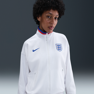 England Strike Home Nike Dri-FIT Anthem-fodboldjakke til kvinder - hvid - M (EU 40-42)