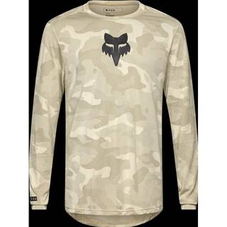 FOX Racing Ranger Tru Dri L/S Jersey Cykeljersey Herrer størrelse XXL farve beige